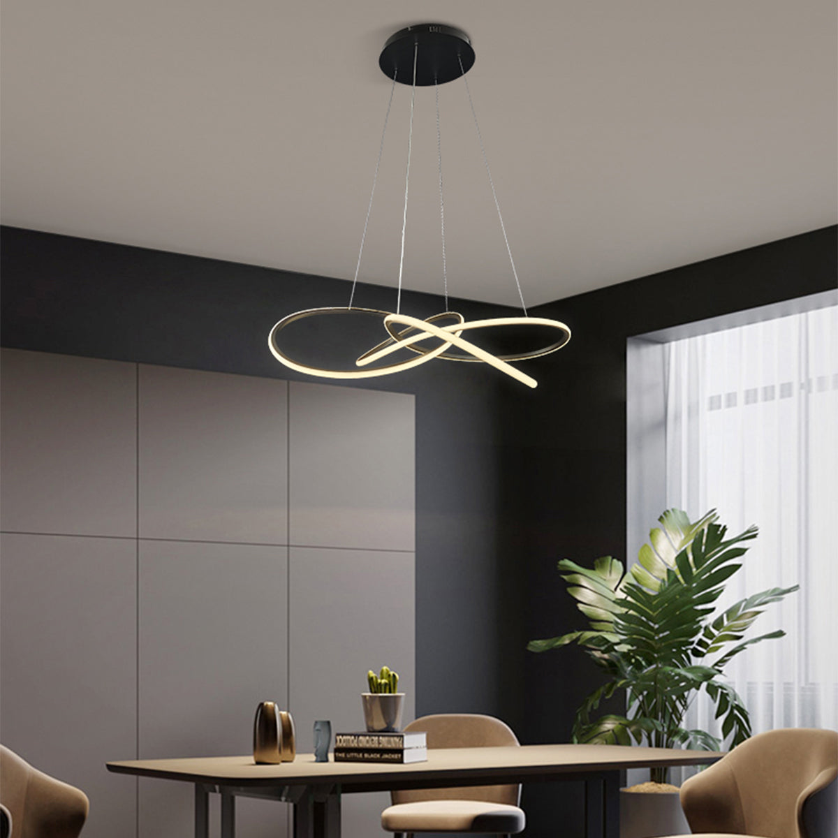 Meteora Infinity Intertwined Pendant Light 1000mm