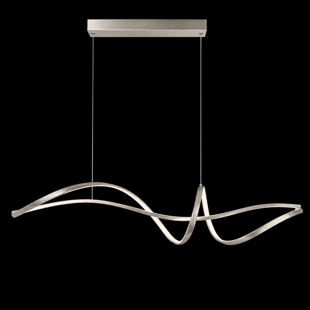 Bocchio Spiral LED Linear Pendant Light