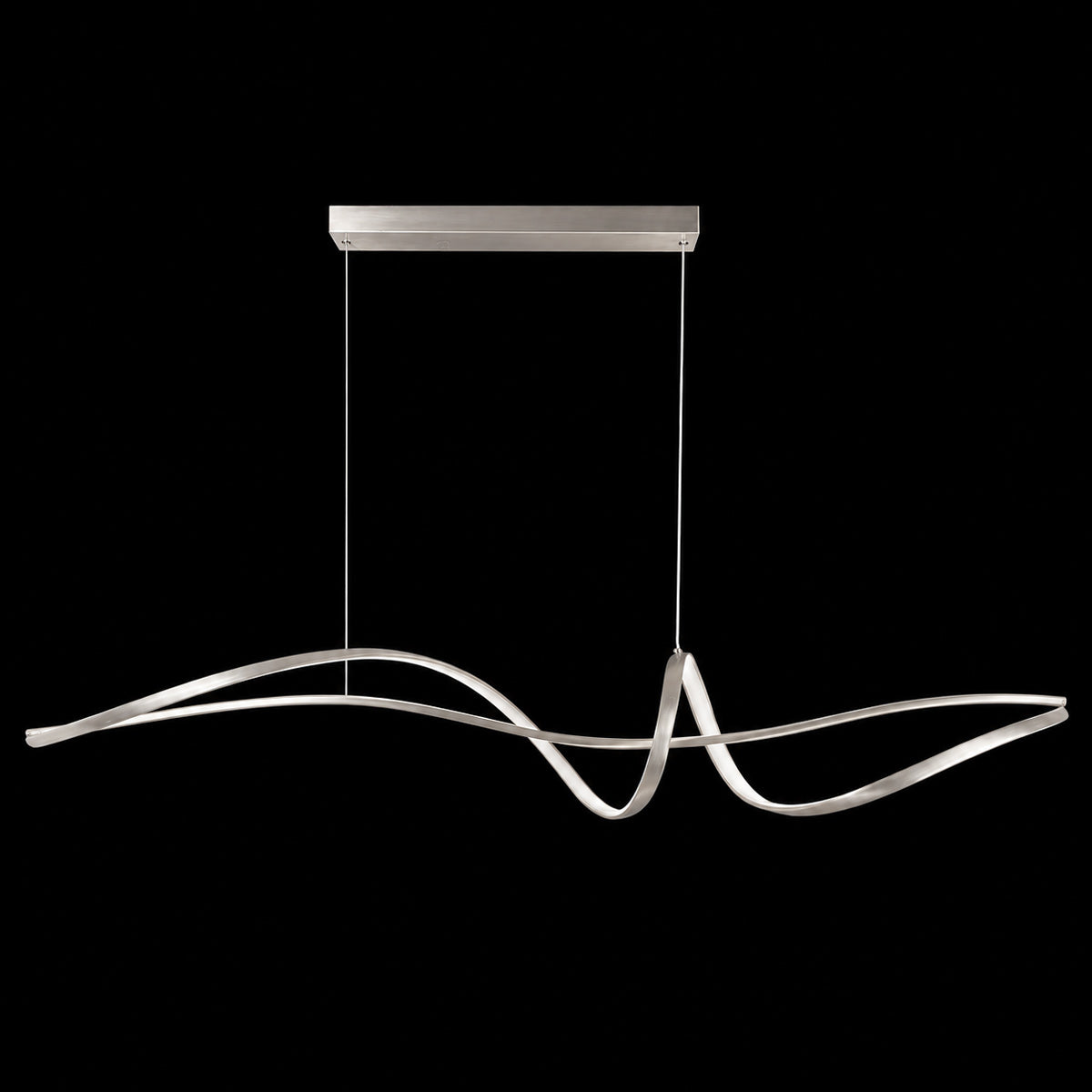 Bocchio Spiral LED Linear Pendant Light