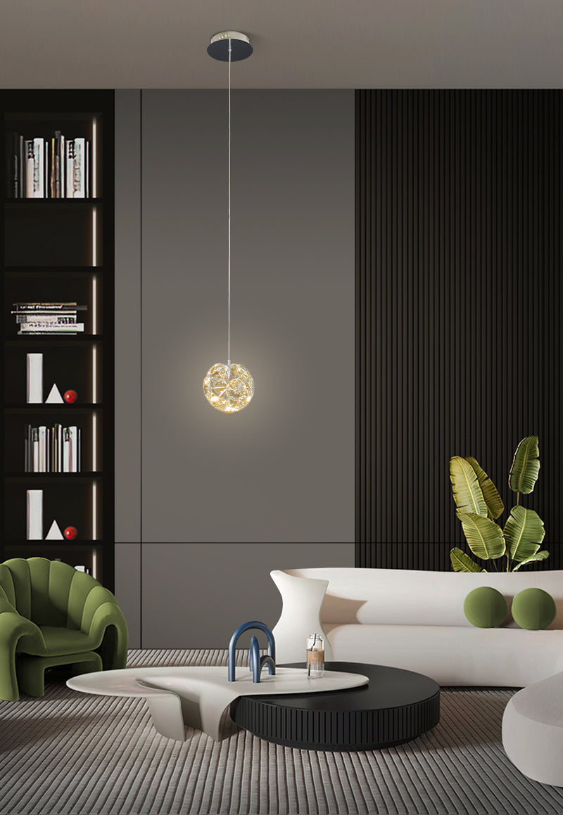 Astrid Crystal Floral Pendant Light - 150mm Dimmable