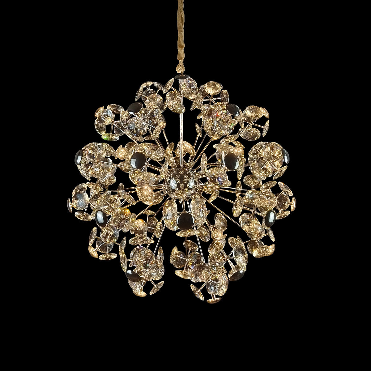 Astrid Crystal Floral Pendant Light - 600mm Dimmable