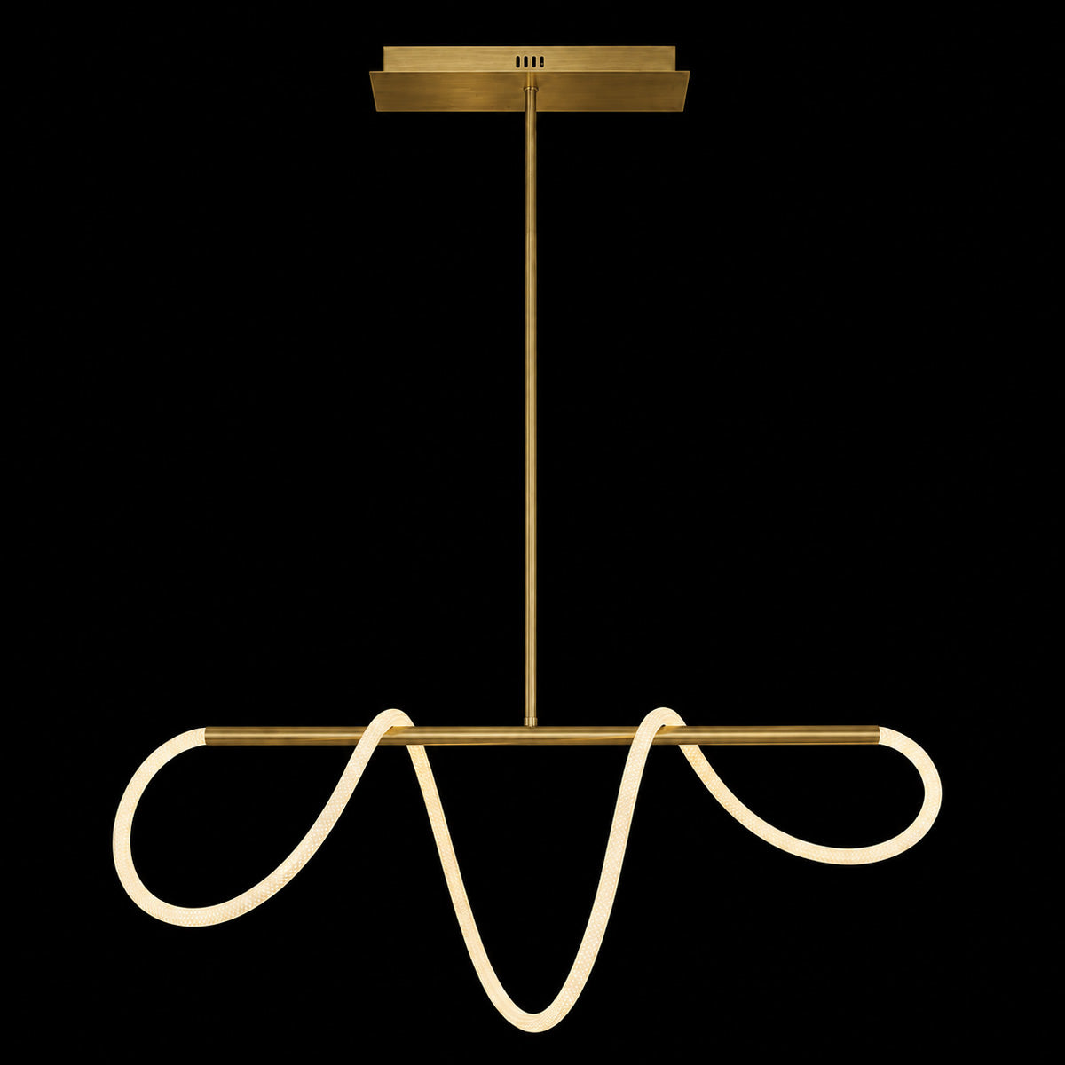 Roparo Linear LED Rope Pendant Light