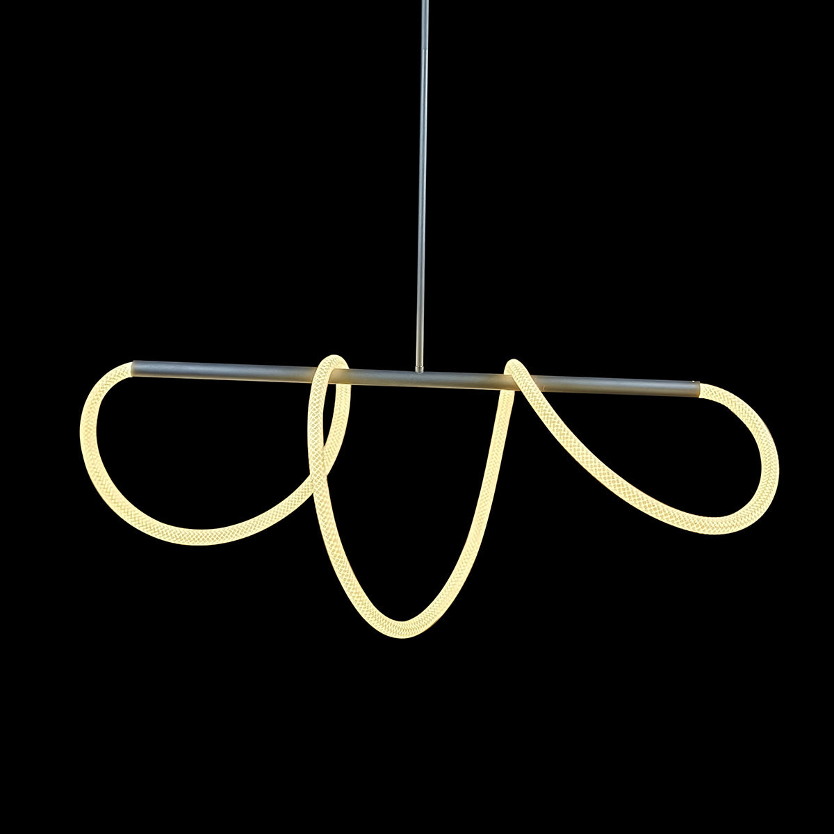 Roparo Linear LED Rope Pendant Light - 1100mm