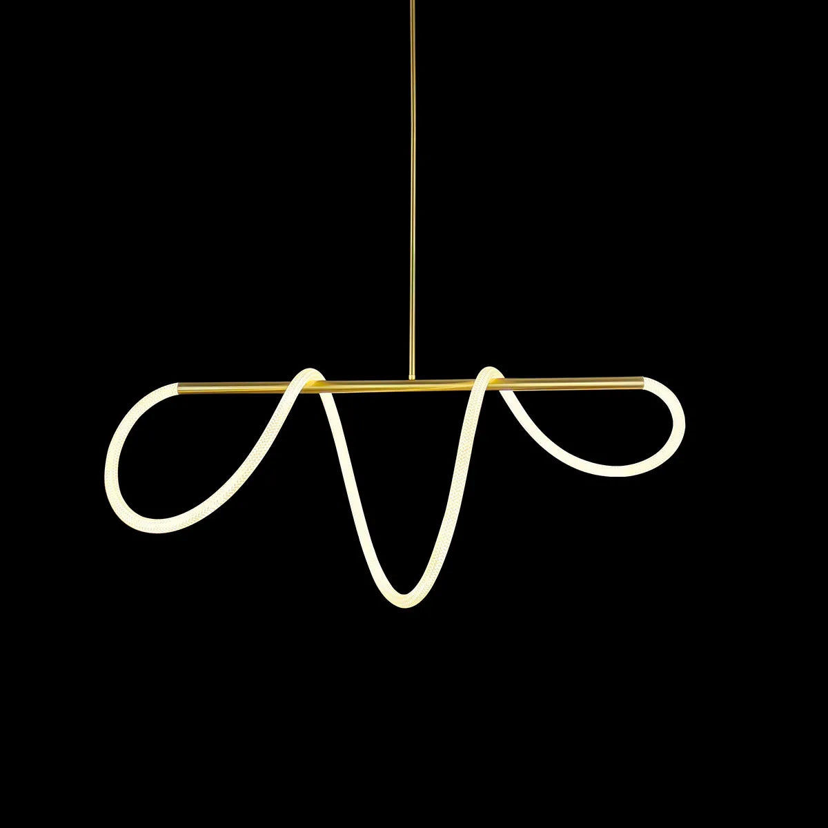 Roparo Linear LED Rope Pendant Light - 1100mm