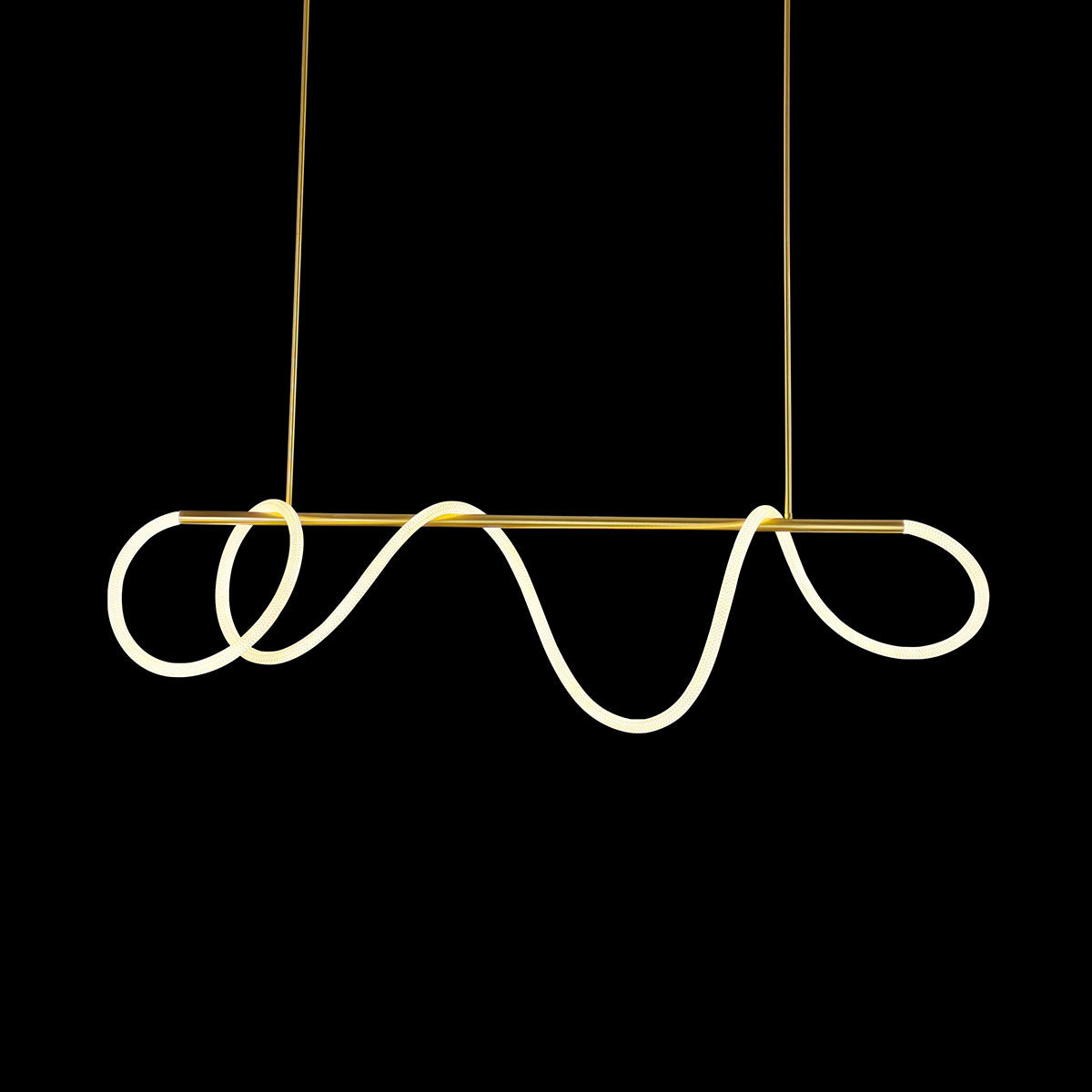 Roparo Linear LED Rope Pendant Light