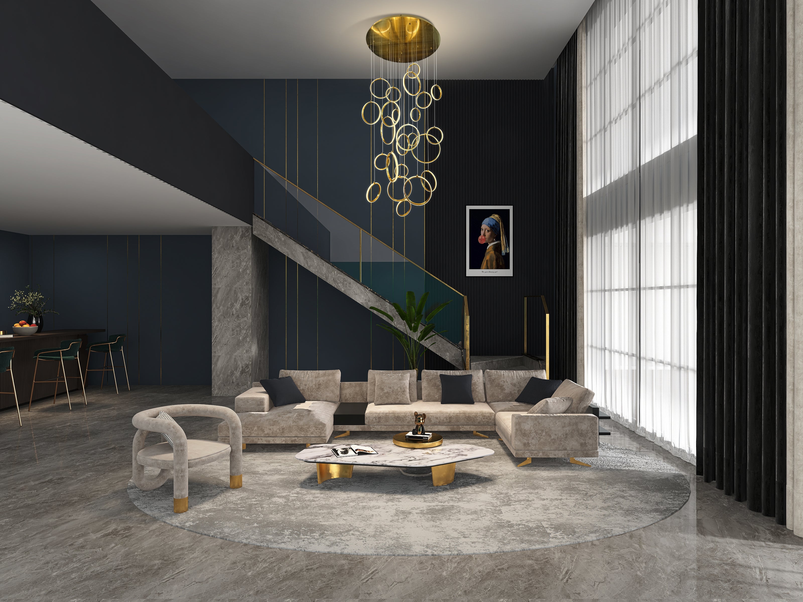 Bolla Ring LED Pendant Light