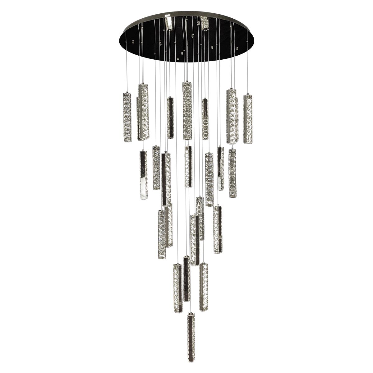 Trechizio LED Cluster Crystal Pendant Lights