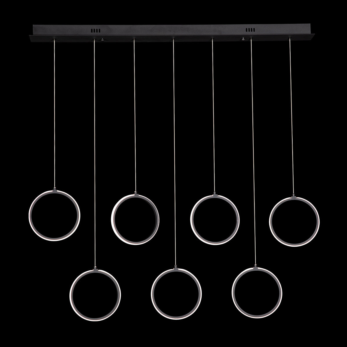 Bolla Linear 7 Ring LED Pendant Light