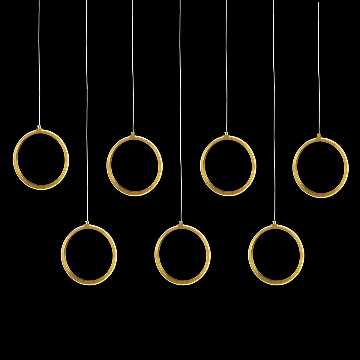 Bolla Linear 7 Ring LED Pendant Light