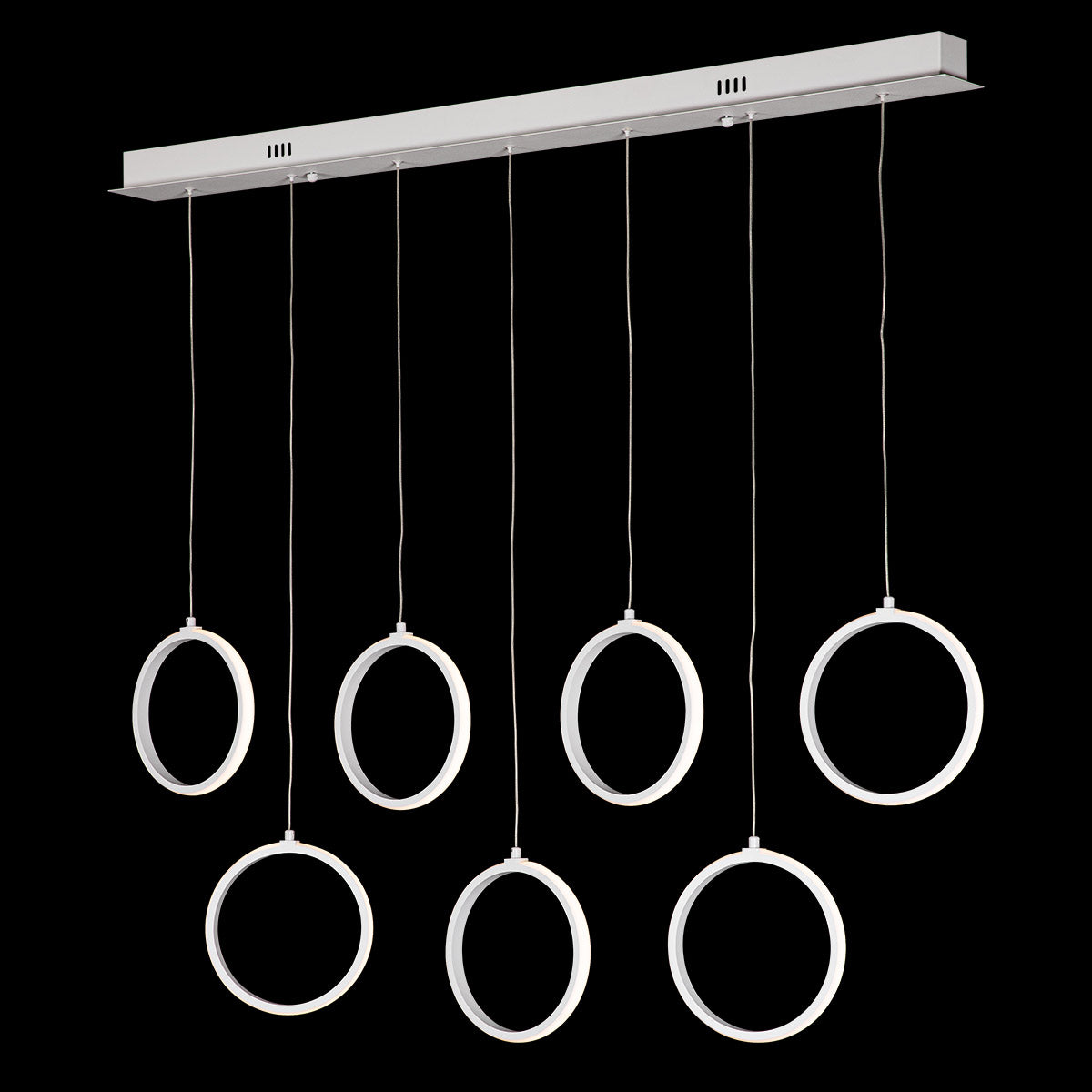 Bolla Linear 7 Ring LED Pendant Light