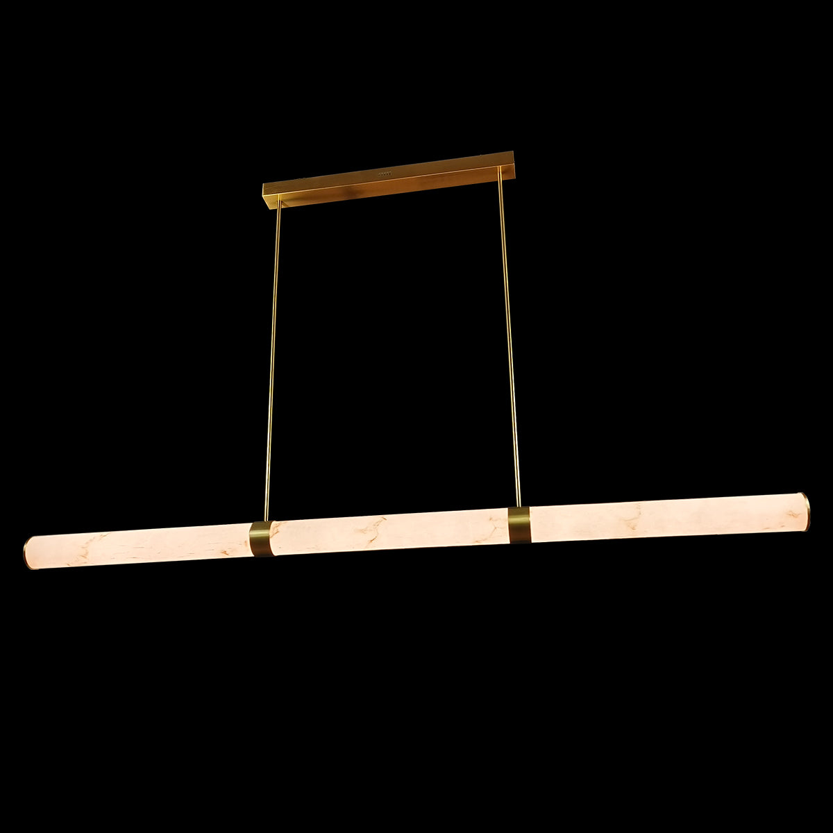 Isabella Linear Pendant Light - Alabaster Stone