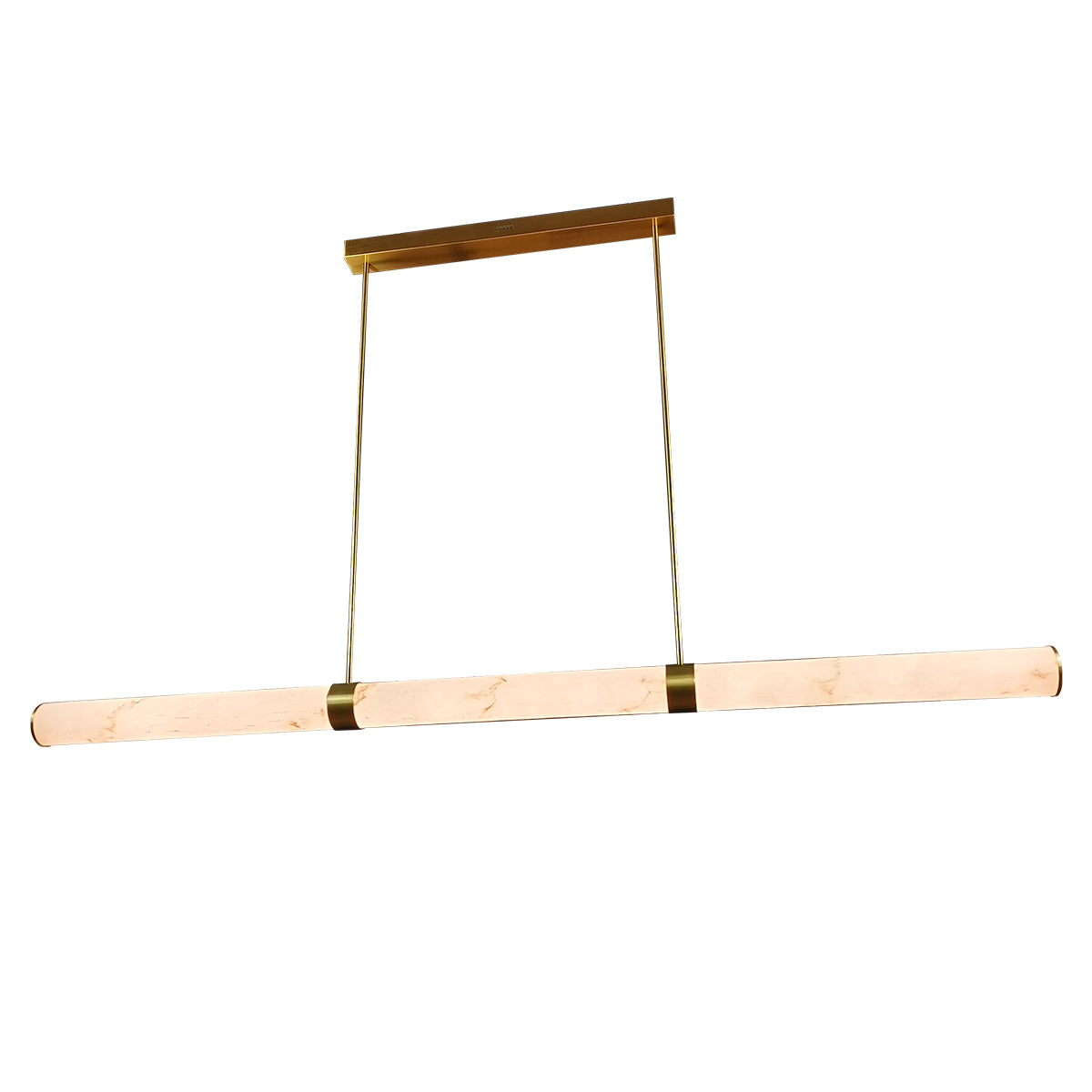 Isabella Linear Pendant Light - Alabaster Stone