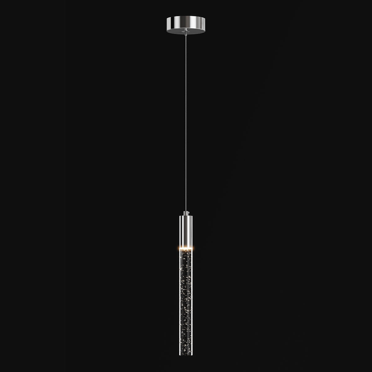 Andromeda 1 Light Bubble Glass LED Pendant