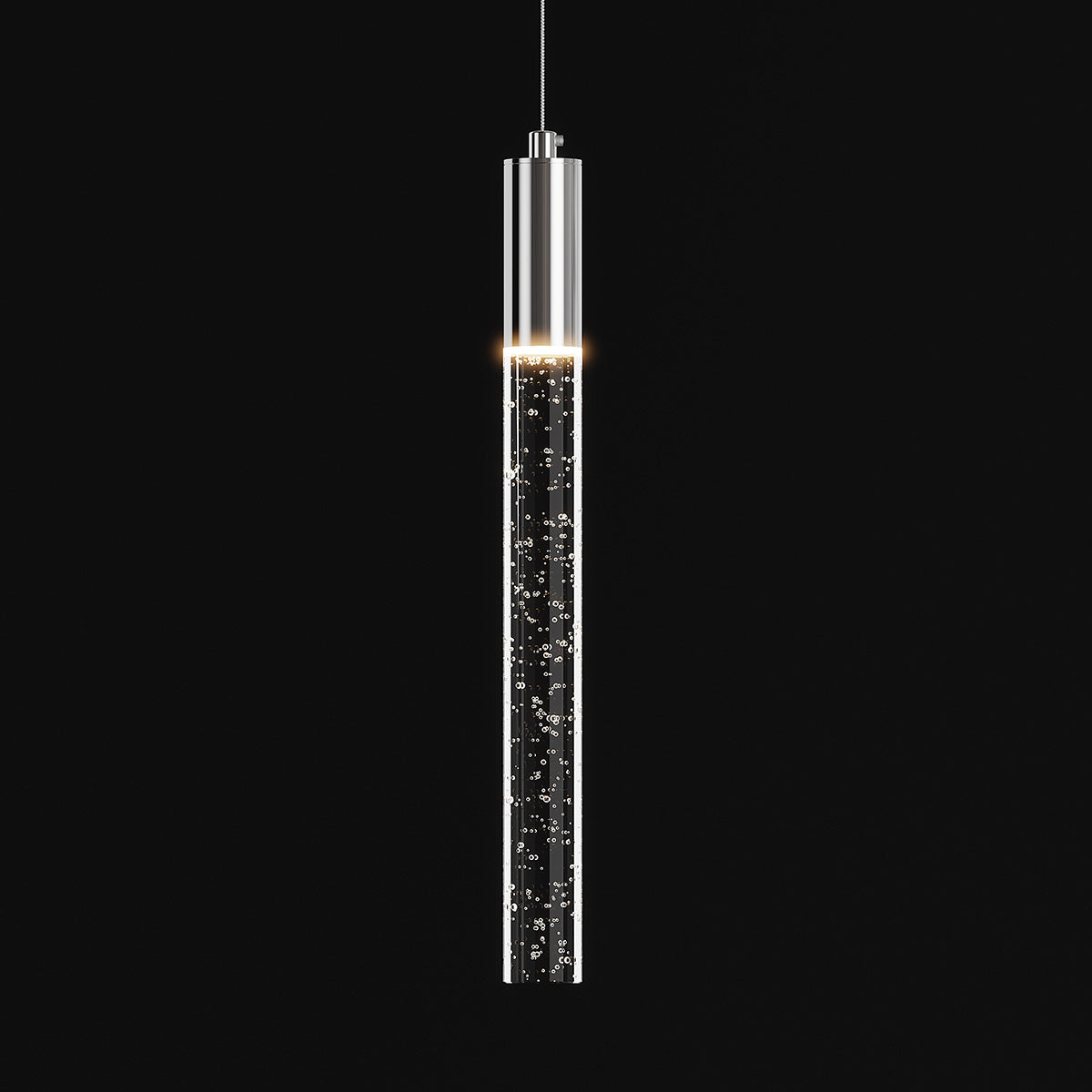 Andromeda 1 Light Bubble Glass LED Pendant