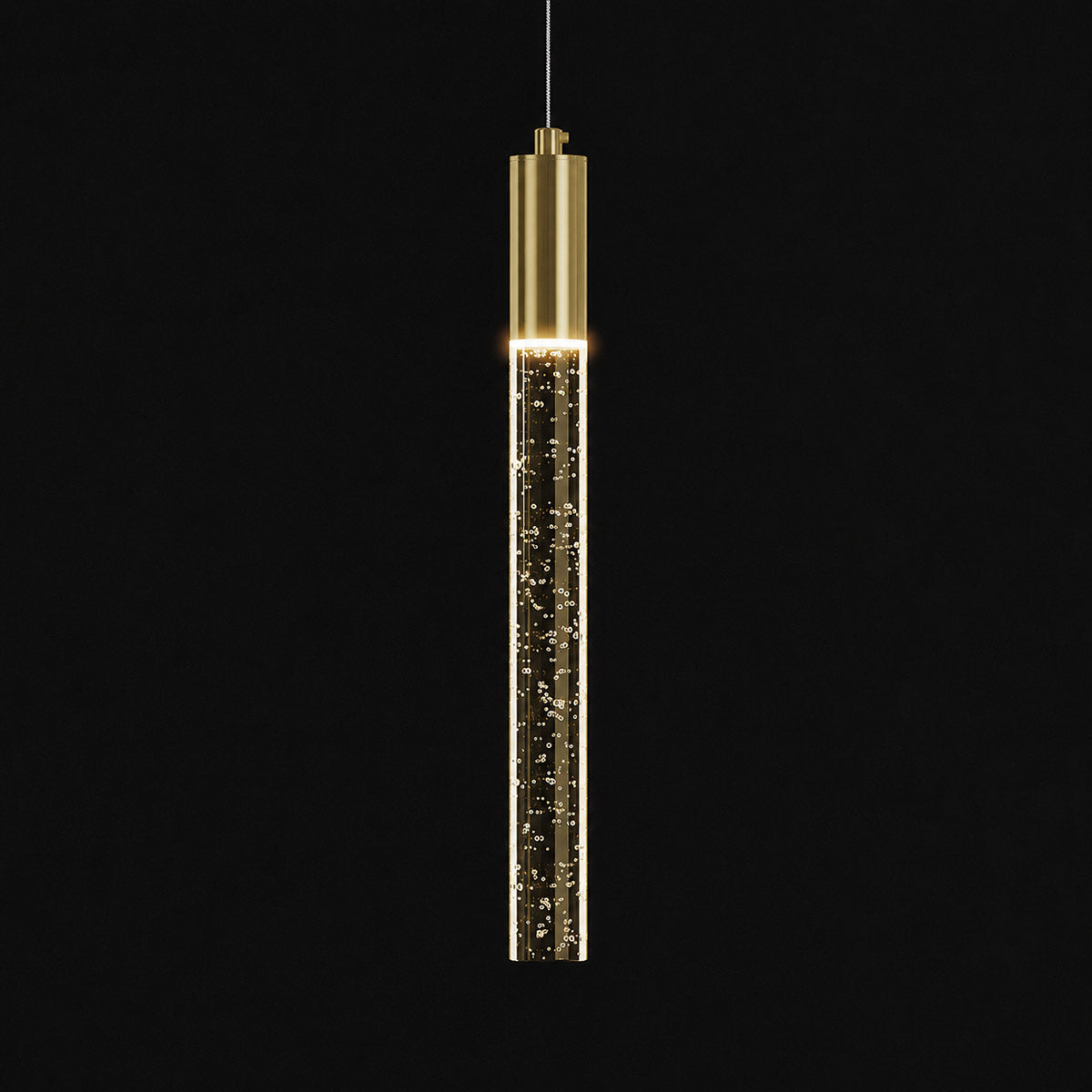 Andromeda 1 Light Bubble Glass LED Pendant