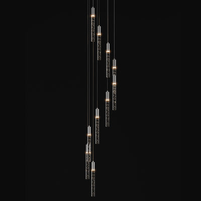 Andromeda Dropper Bubble Glass LED Pendant