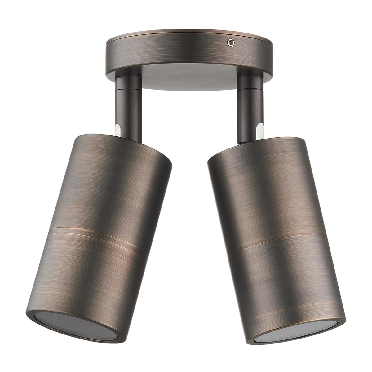 Koral 2 Light Adjustable GU10 Outdoor Wall Light
