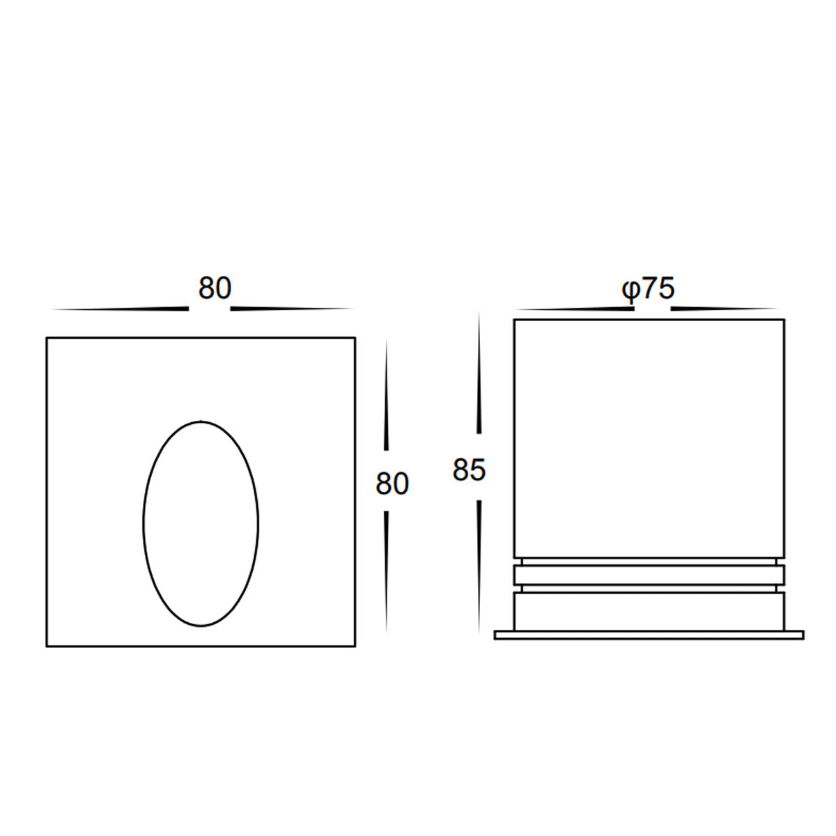 Faro 24V Step Light Outdoor Wall Light