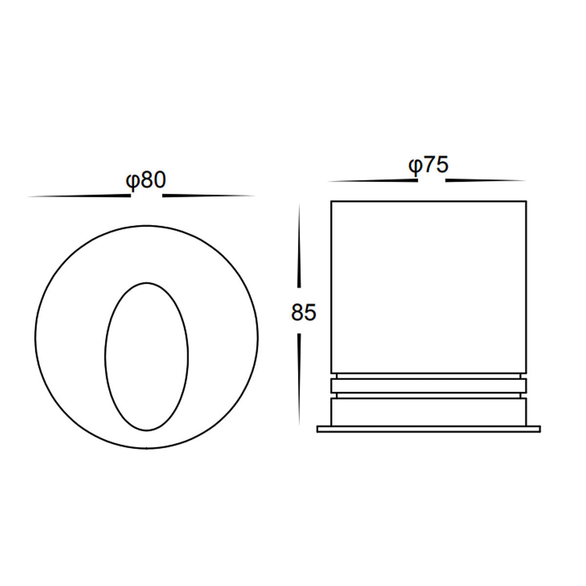 Faro 24V Step Light Outdoor Wall Light
