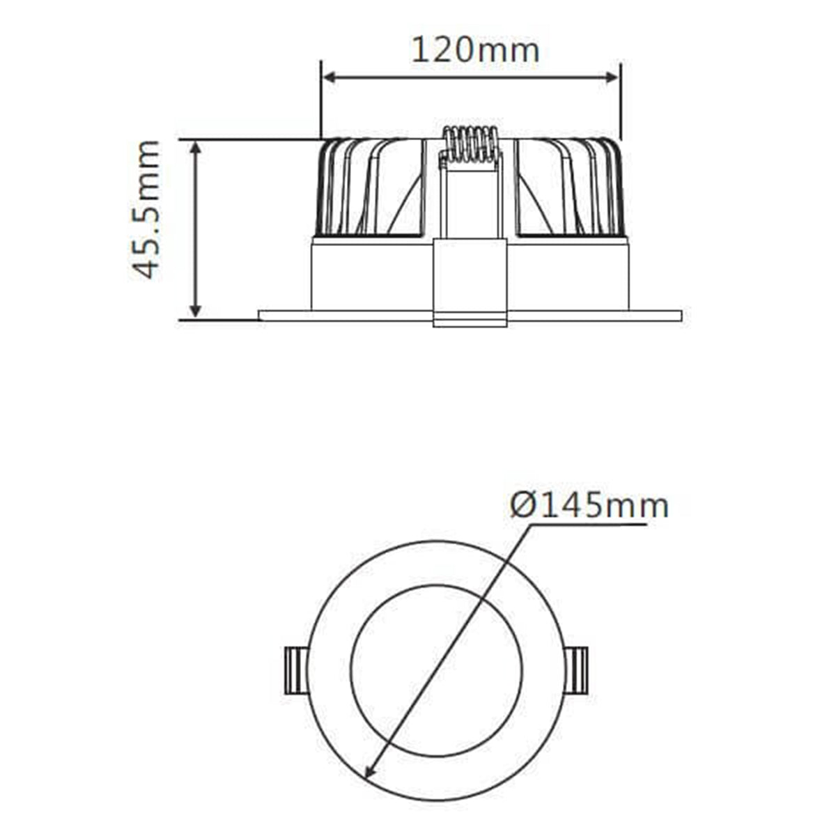 AT9087 Cob LED Downlight with Dimmable Driver