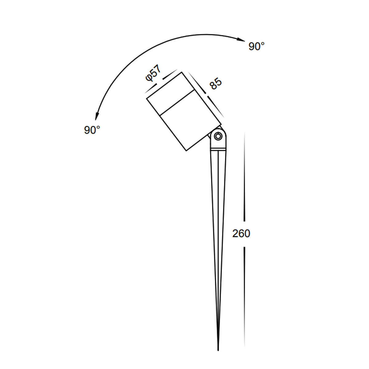 Lucia 24V Garden Spike LED Light