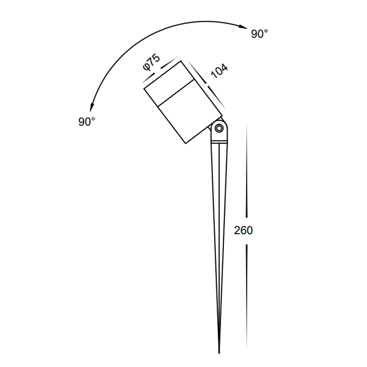 Lucia 24V Garden Spike LED Light