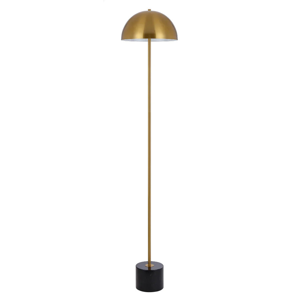 Domez Floor Lamp with Metal Dome Shade