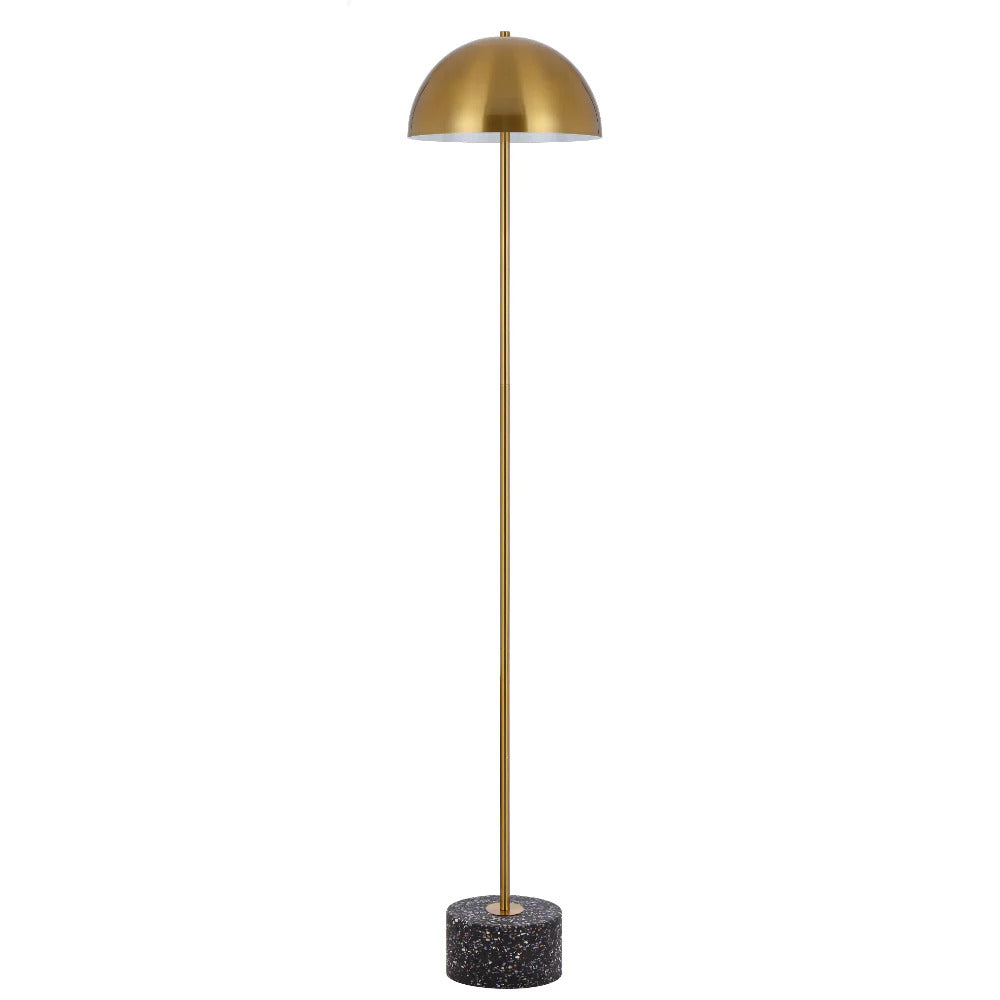 Domez Floor Lamp with Metal Dome Shade