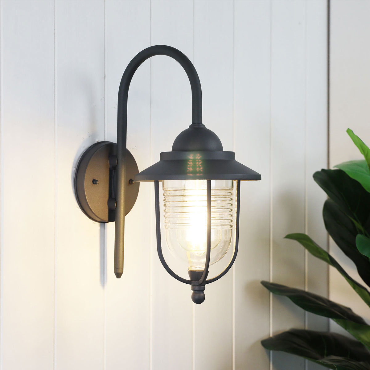 Domo Contemporary Outdoor Coach Wall Light