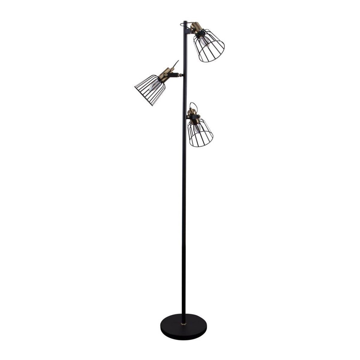 Domus Ashley 3 Light Cage Floor Lamp