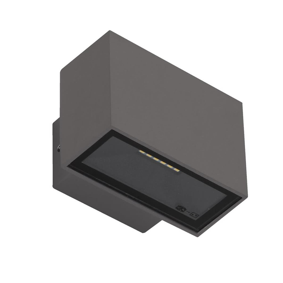 Block 6W LED Up & Down Outdoor Wall Light