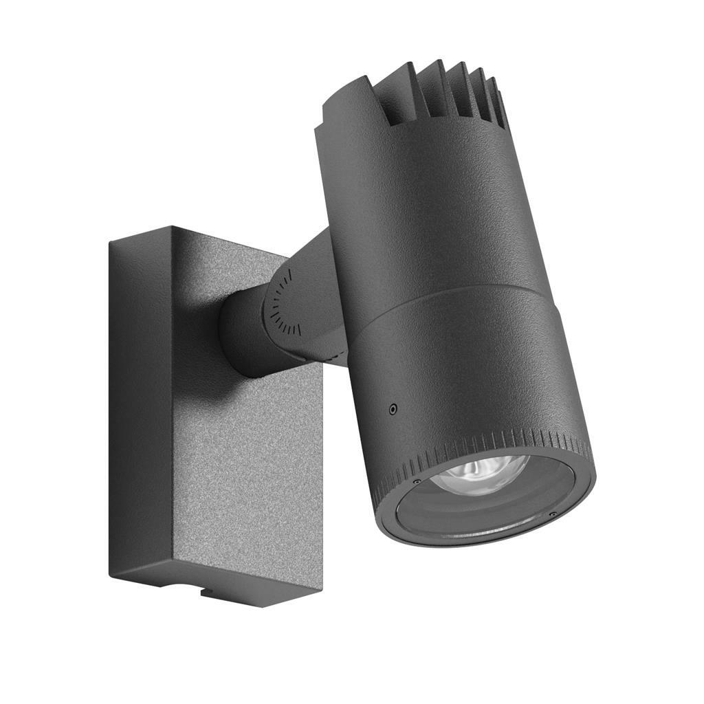 Kira Adjustable Outdoor Wall LED Light with Zoom Lens
