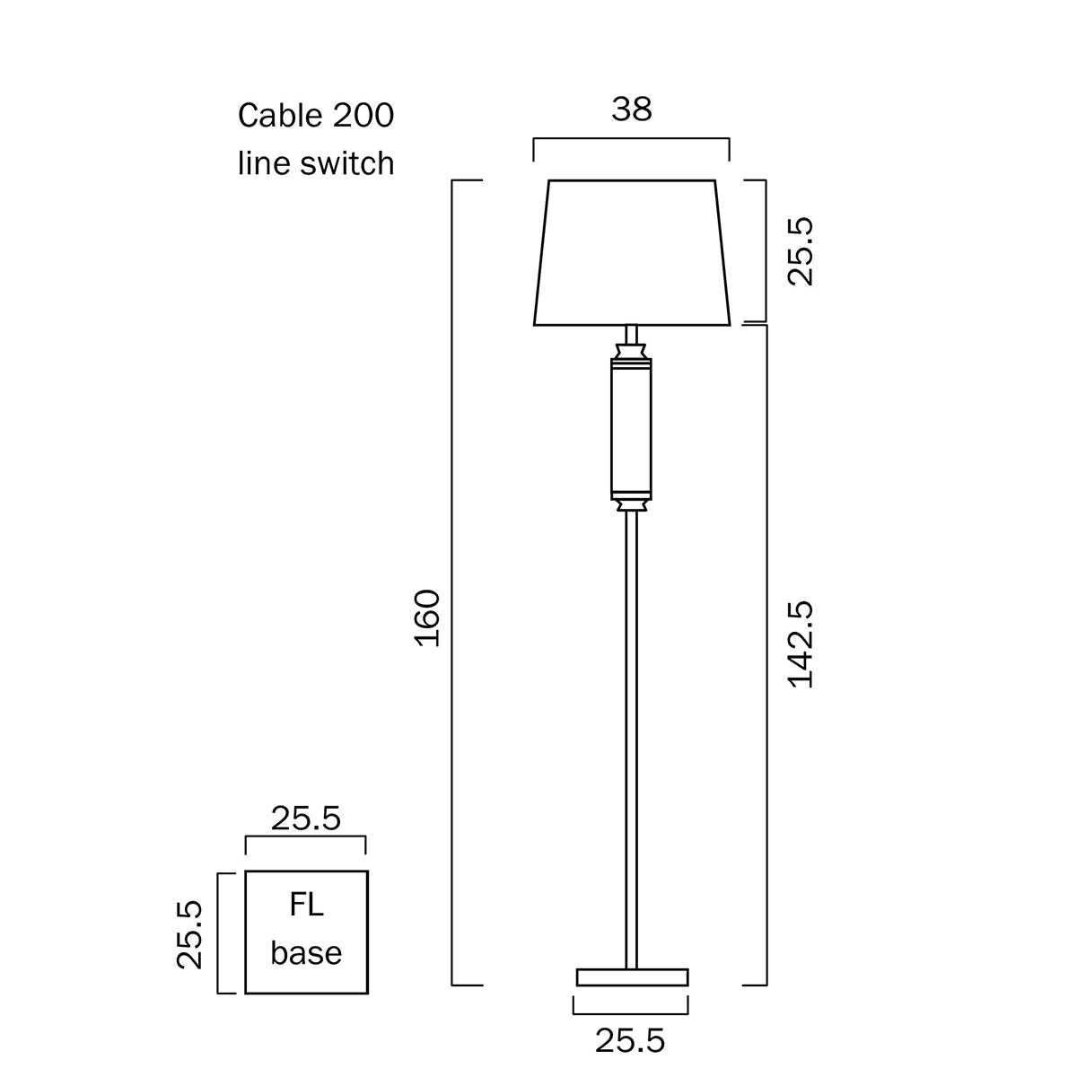 Dorcel Floor Lamp with Minimalist Style