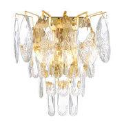 Doreza Crystal Drops Gold Wall Light