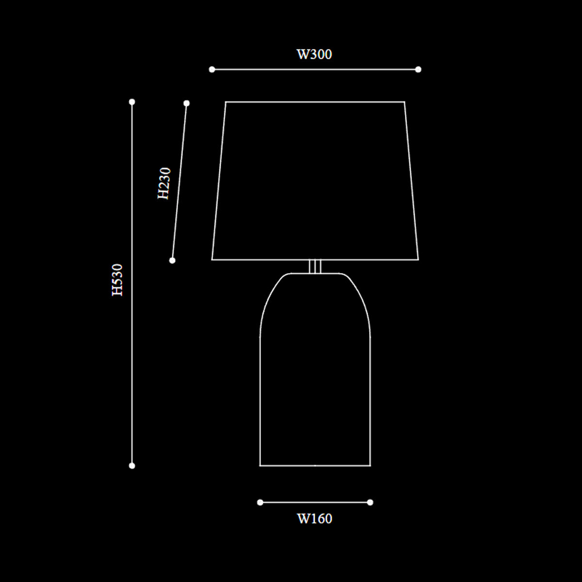 Dune Bamboo Table Lamp