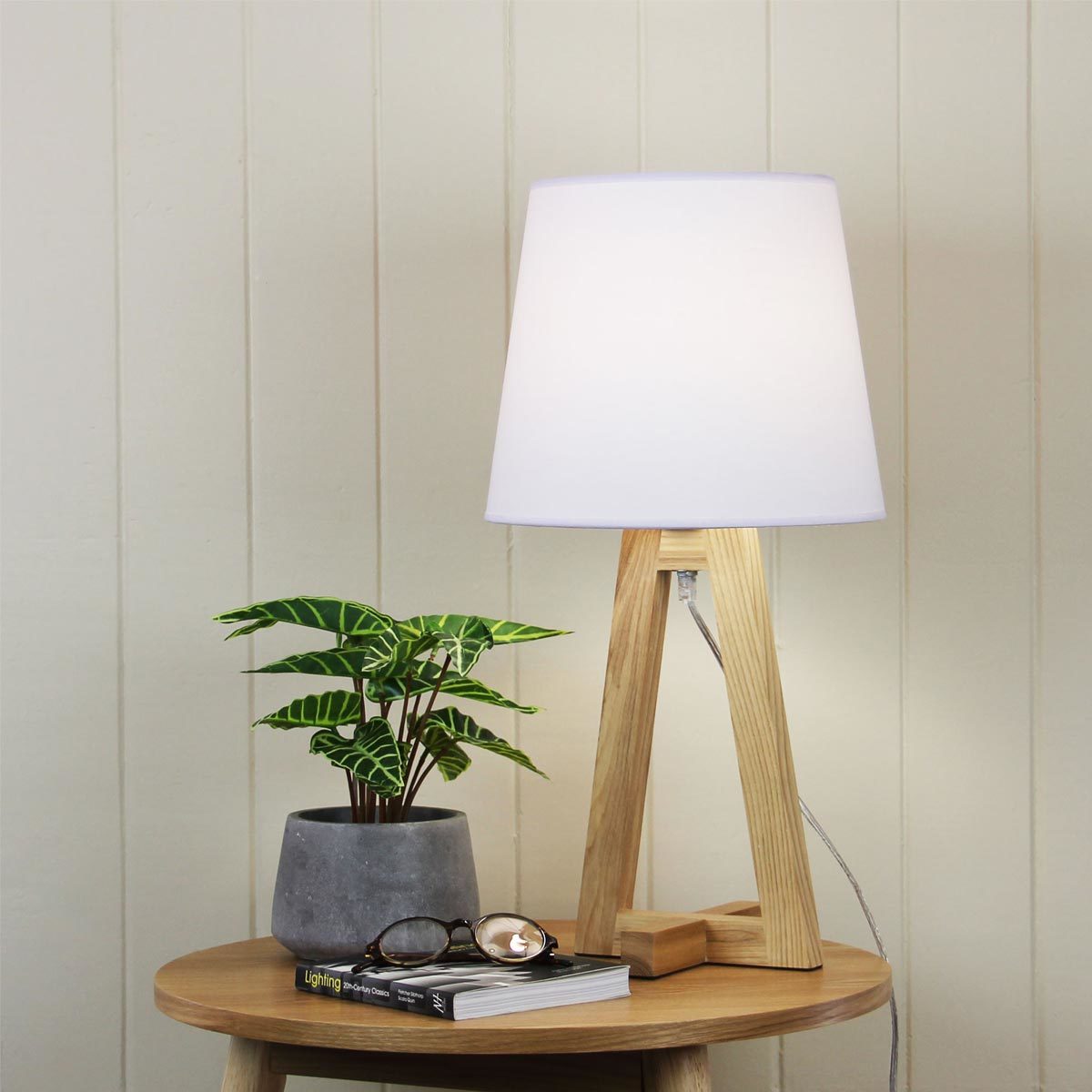 Edra Scandi Timber Table Lamp