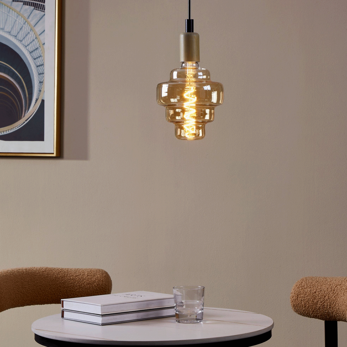 4W LED E27 Dimmable OR150 globe - 2000K