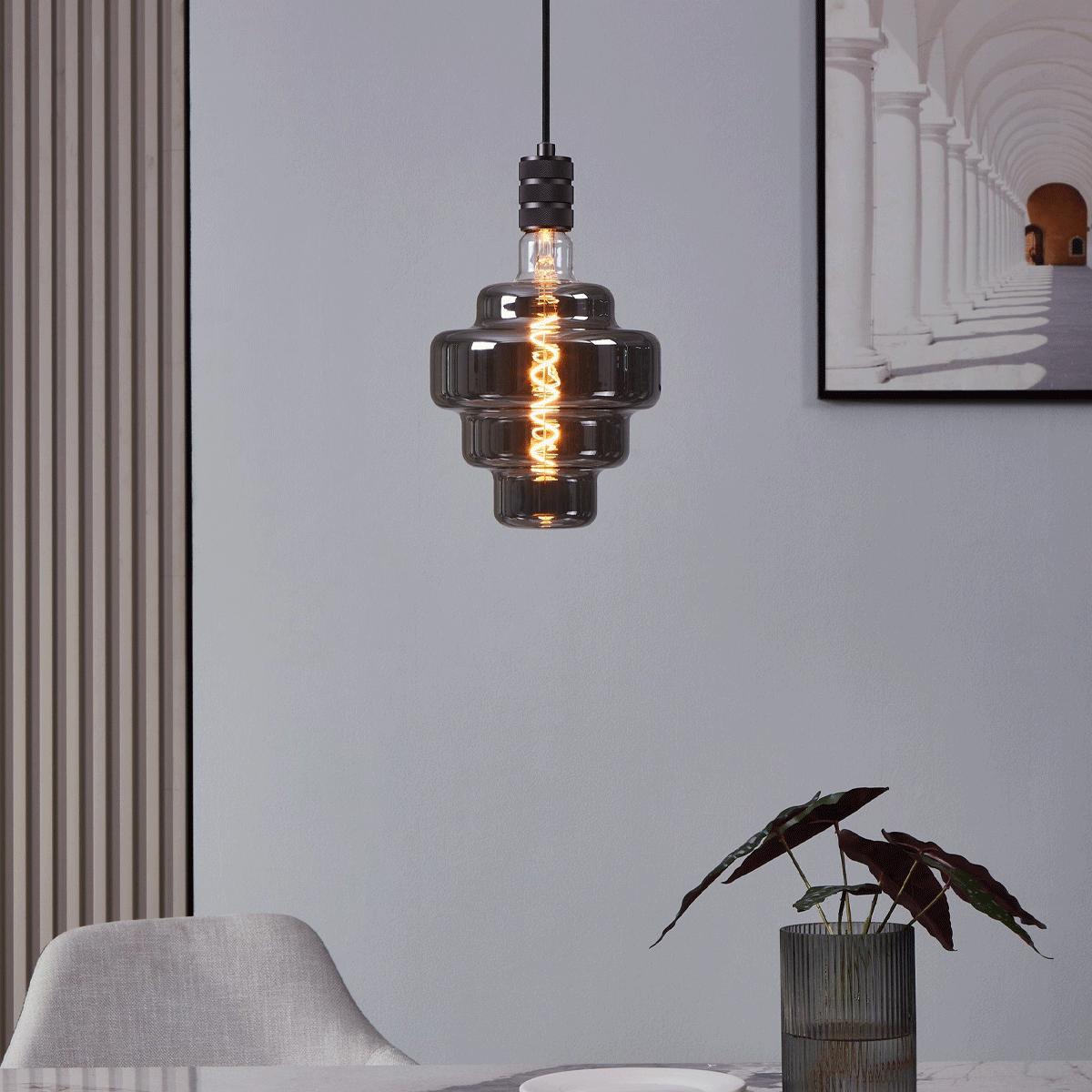 4W LED E27 Dimmable OR150 globe - 2000K