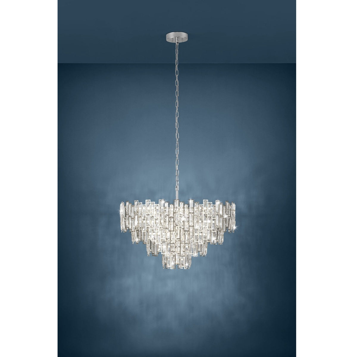 Calmeilles Modern 3 Tier 10LT Crystal Pendant Light