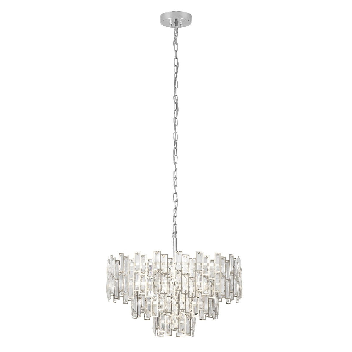 Calmeilles Modern 3 Tier 10LT Crystal Pendant Light