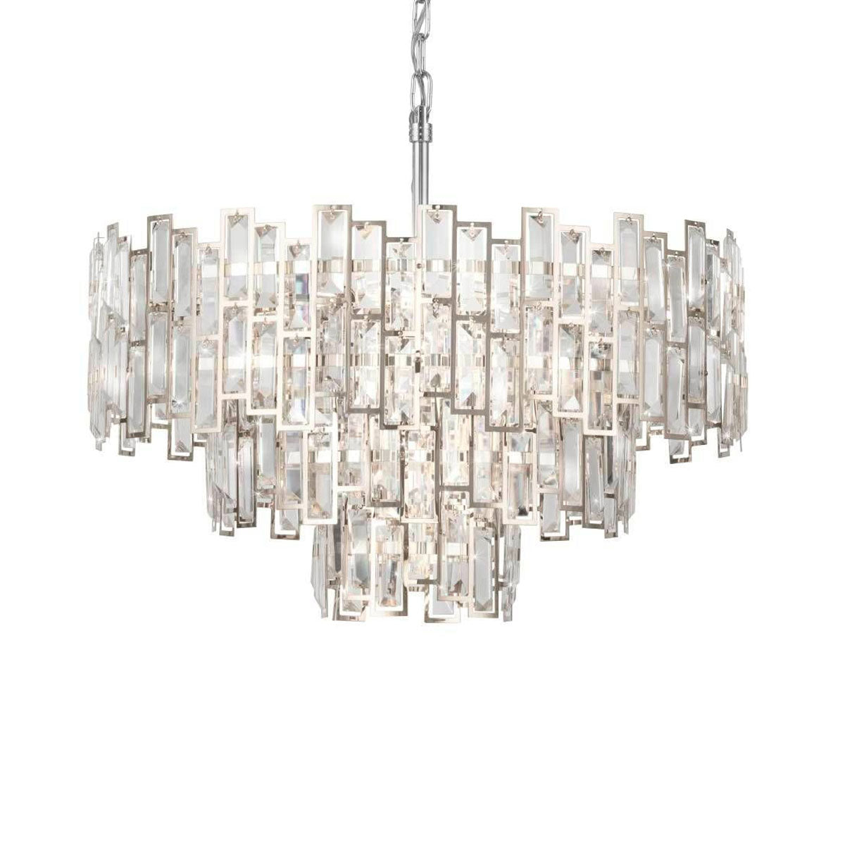 Calmeilles Modern 3 Tier 10LT Crystal Pendant Light