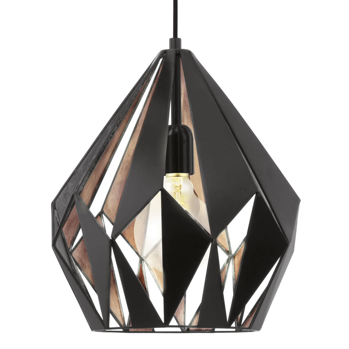 Carlton 310mm Industrial Wire Cage Pendant Light