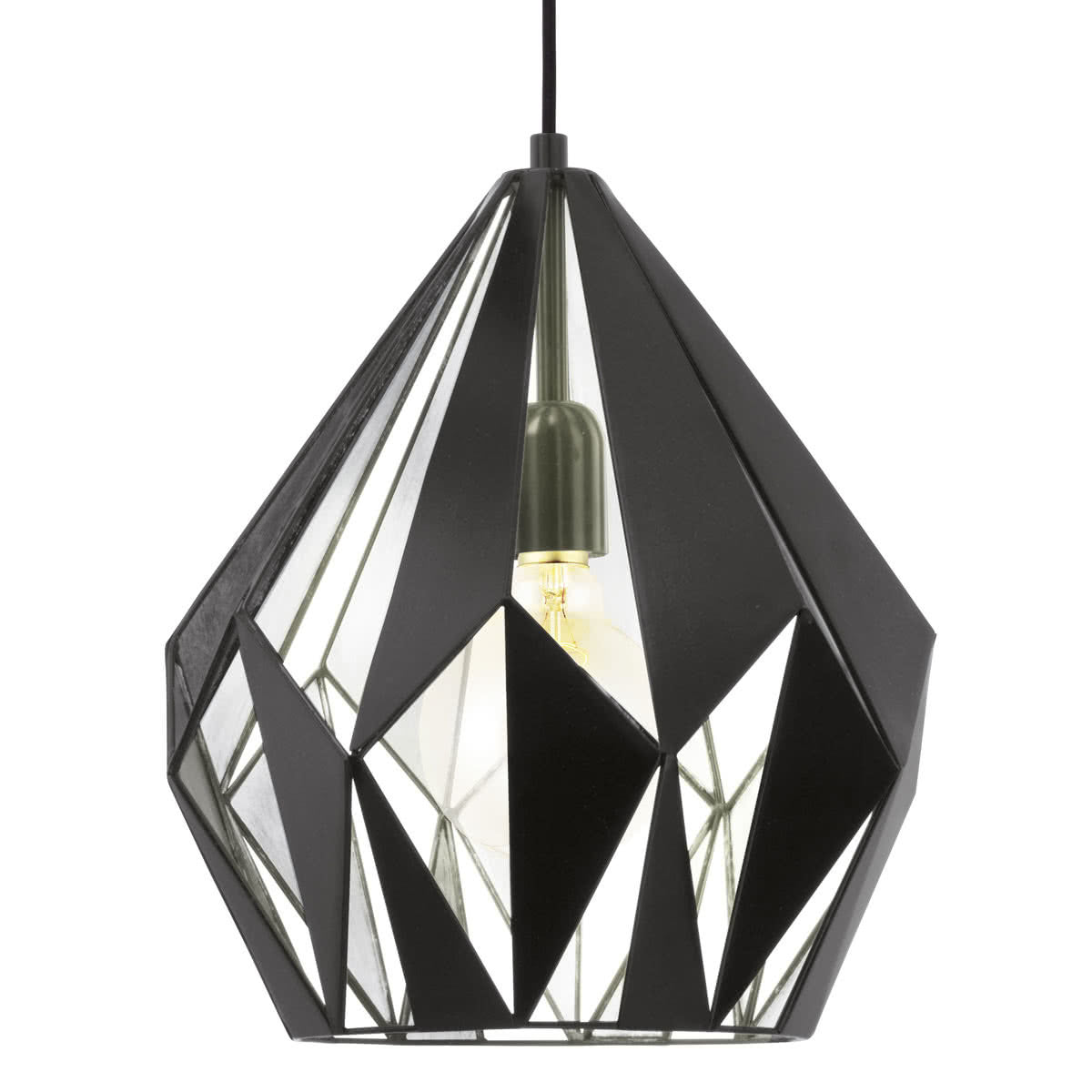 Carlton 310mm Industrial Wire Cage Pendant Light