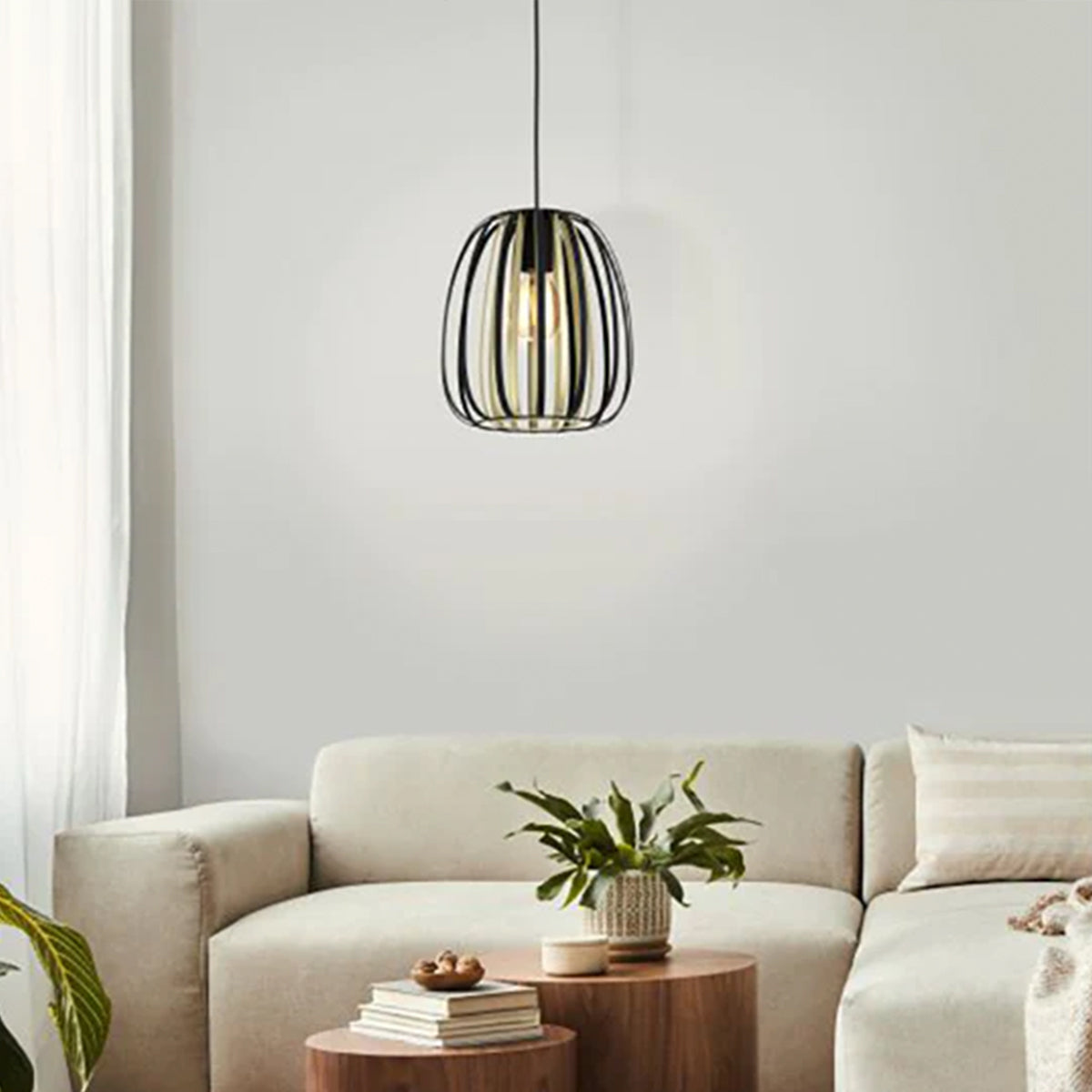 Encinitos Pendant Light - Black / Gold