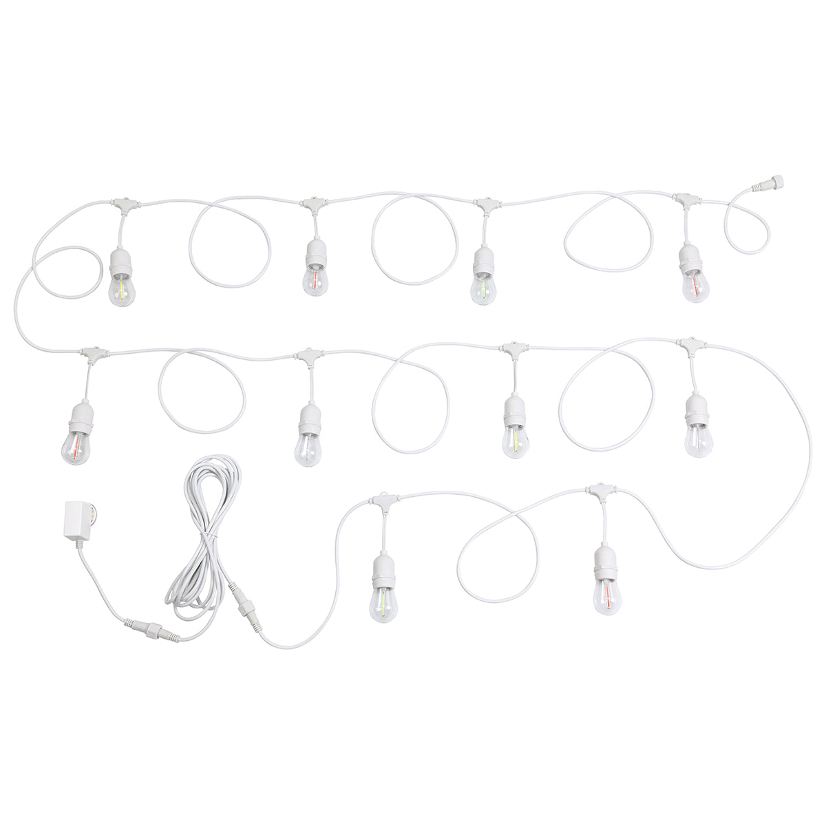 10LT 12V IP55 Hanging LED Festoon Kit 13m