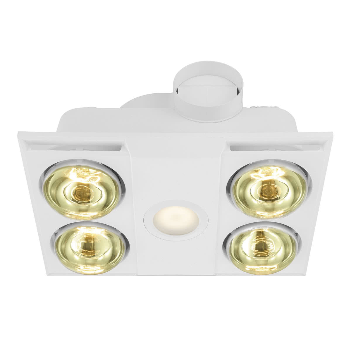 Heatflow Quattro 3 in 1 Bathroom Heater Exhaust Fan Light