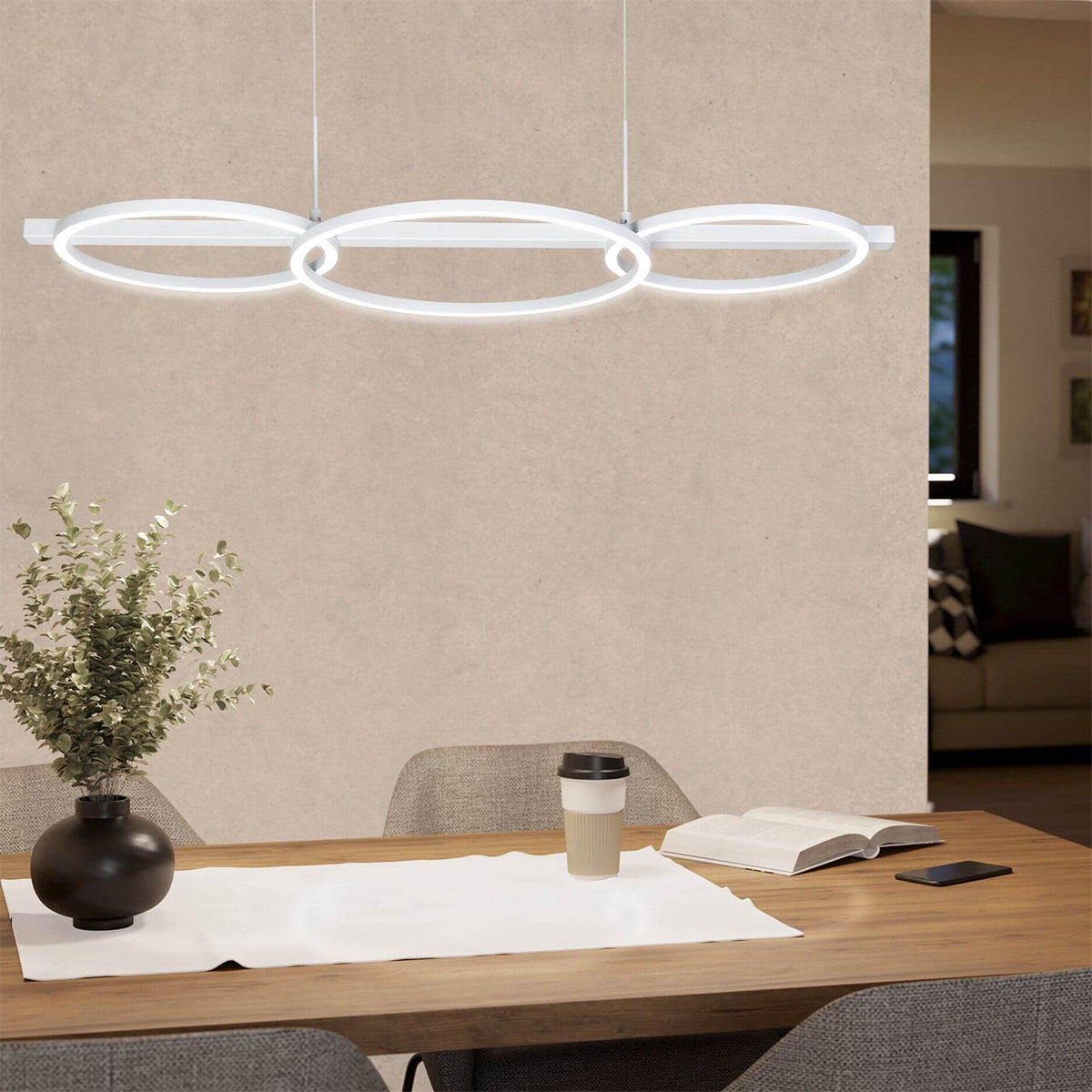 Lanacera Linear Ring LED Pendant Light 965mm