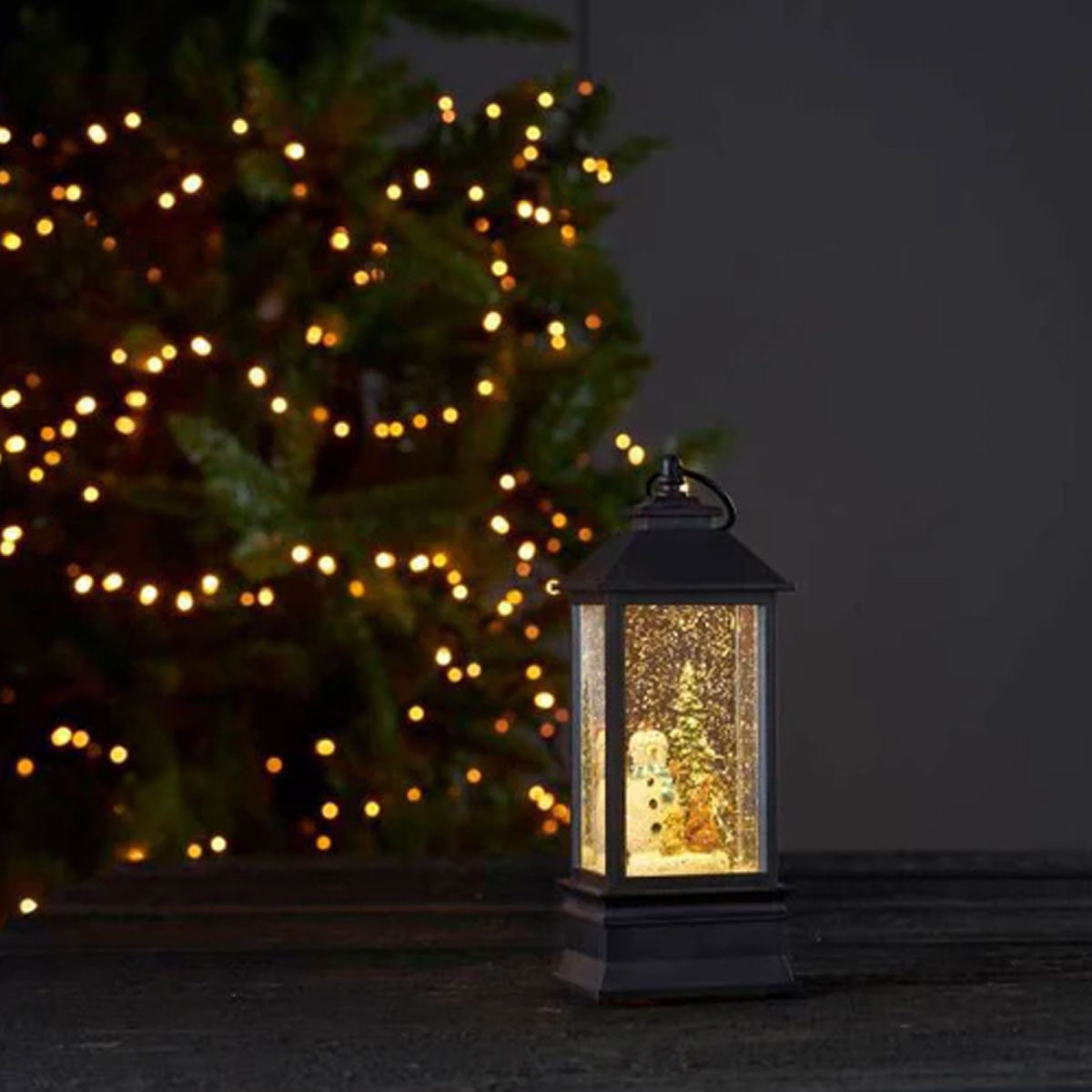 Eglo LED Christmas Winter Snowman Lantern Light