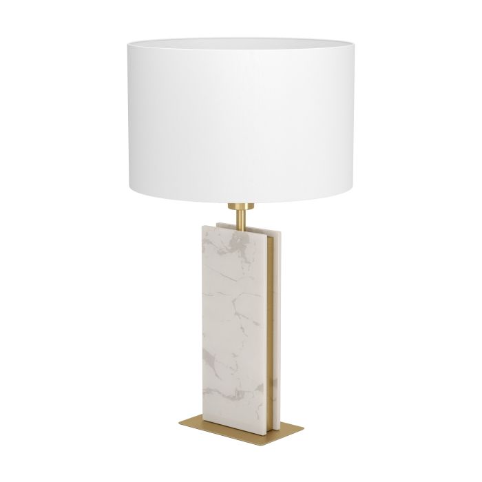 Belesar Table Lamp with Fabric Drum Shade