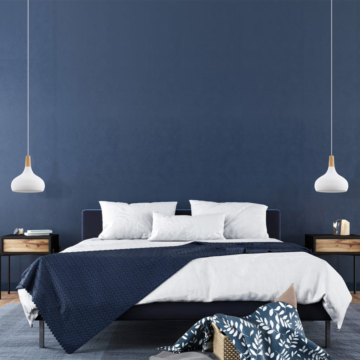 Sabinar Small Timber Pendant Light with Adjustable Height